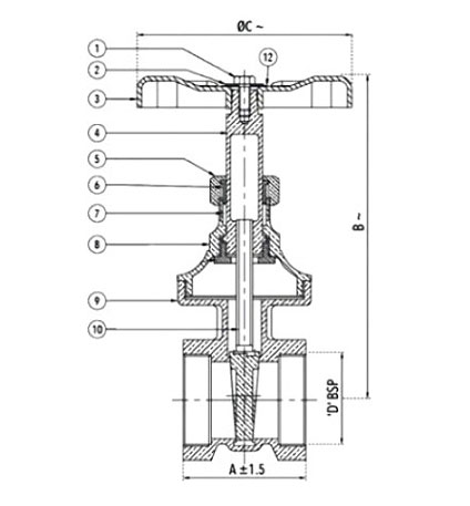 Brass Gate Valves