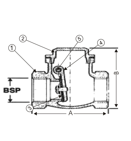 Forged Brass Swing Check Valves
