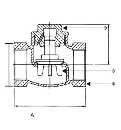 Gun Metal Horizontal Check Valves